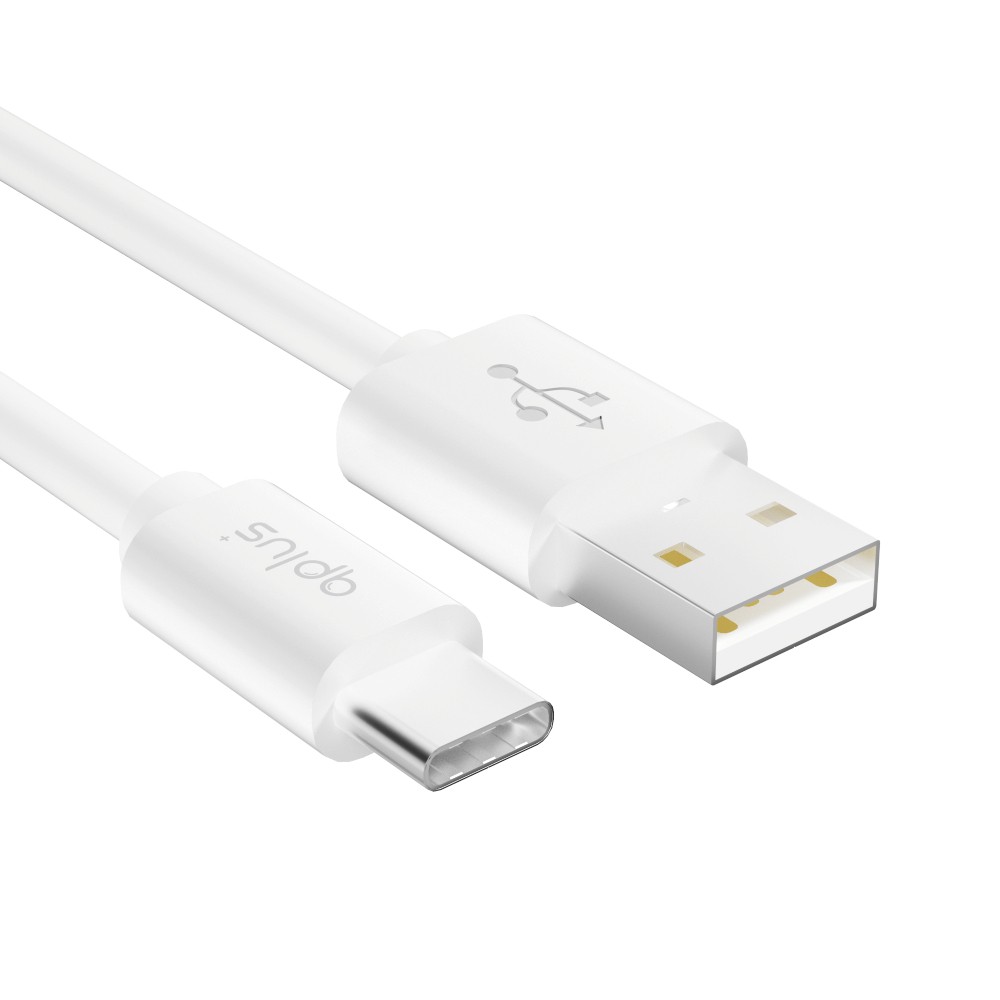 สายชาร์จ QPLUS USB-A to USB-C Cable 60W 1M. White (T1)