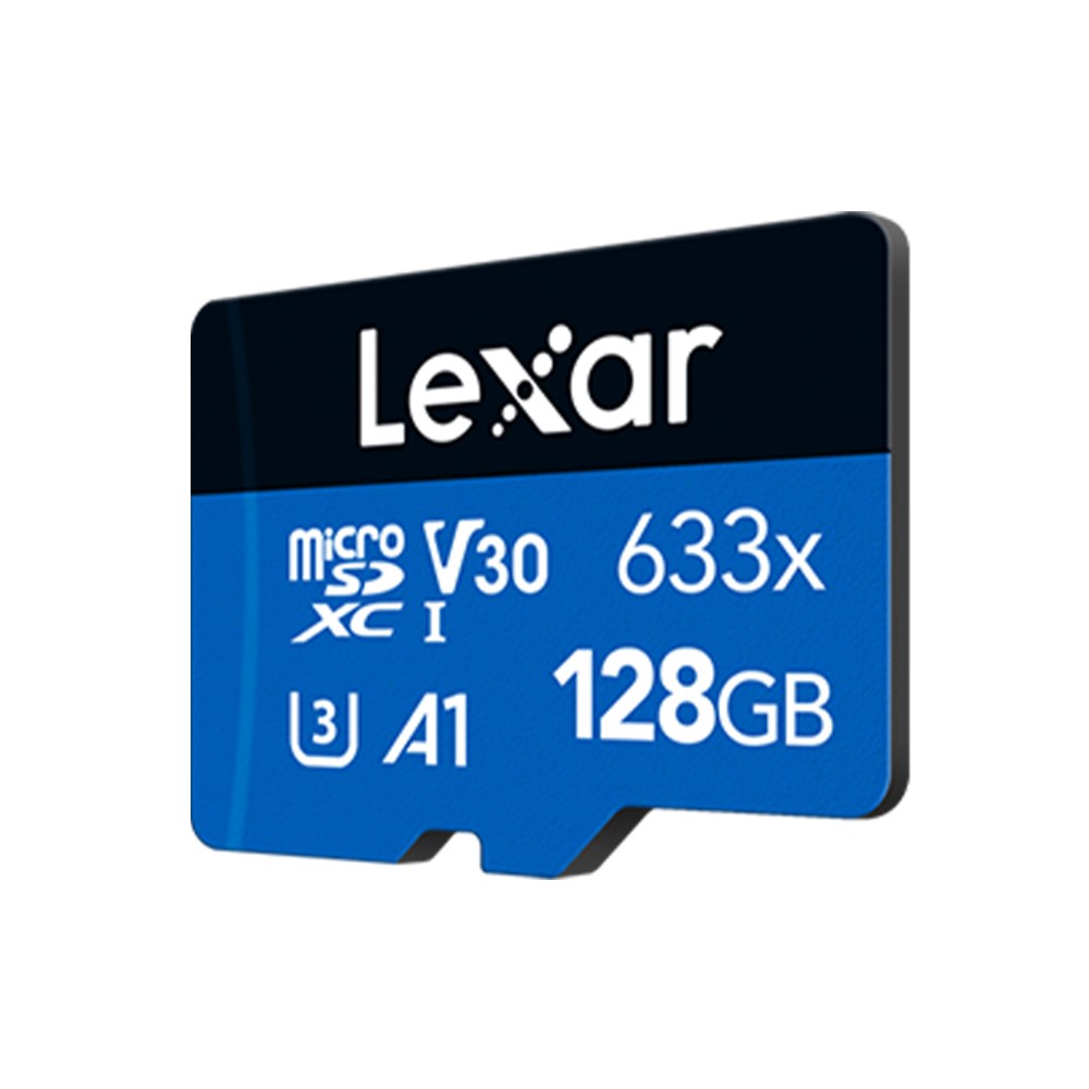 เมมโมรี่การ์ด Lexar MicroSDHC 128GB High Performance BL 633x Global