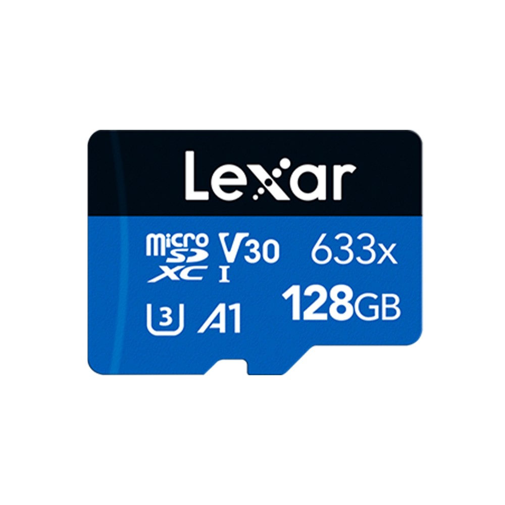 เมมโมรี่การ์ด Lexar MicroSDHC 128GB High Performance BL 633x Global