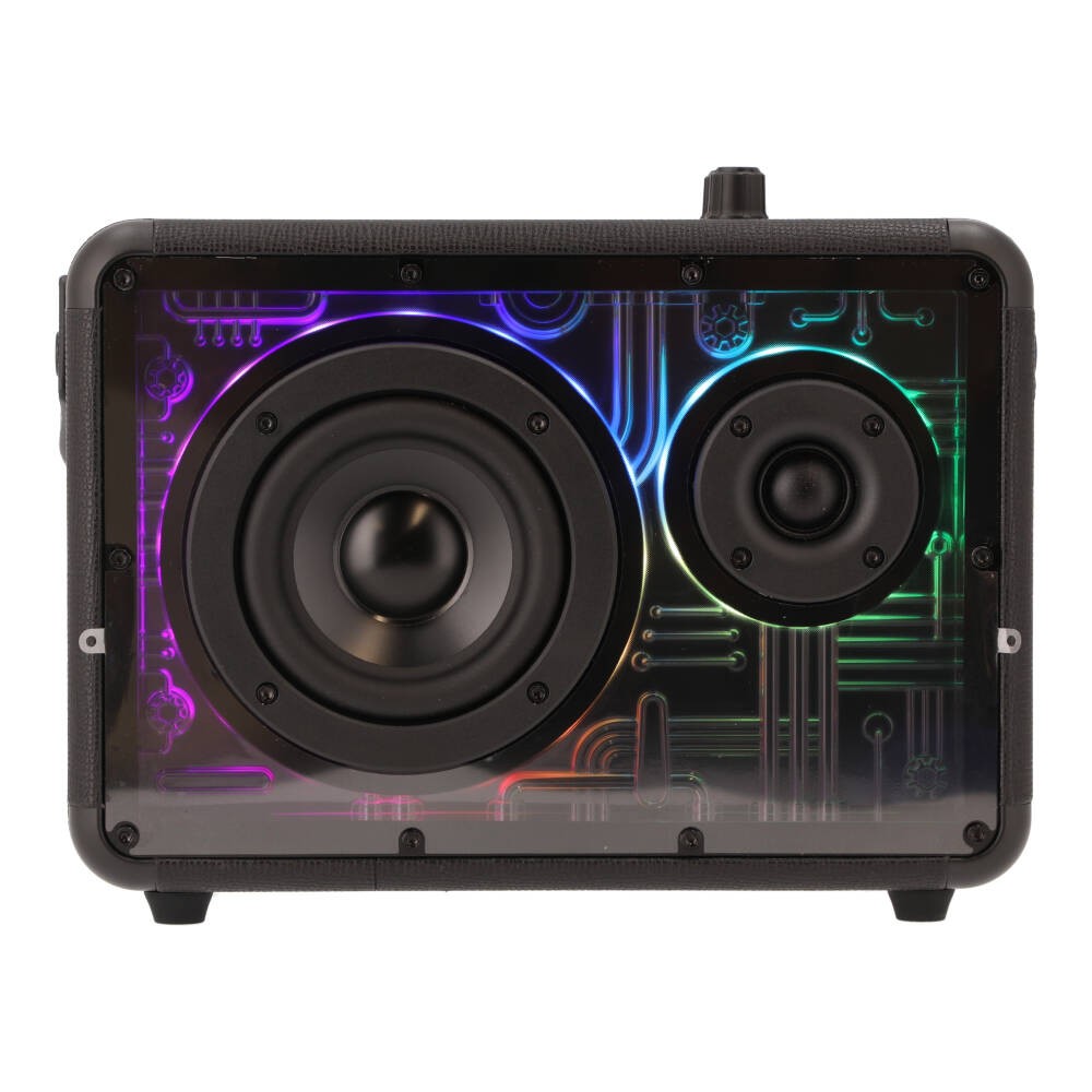 ลำโพง TECHPRO Wireless Speaker RGB Lynx01 Black