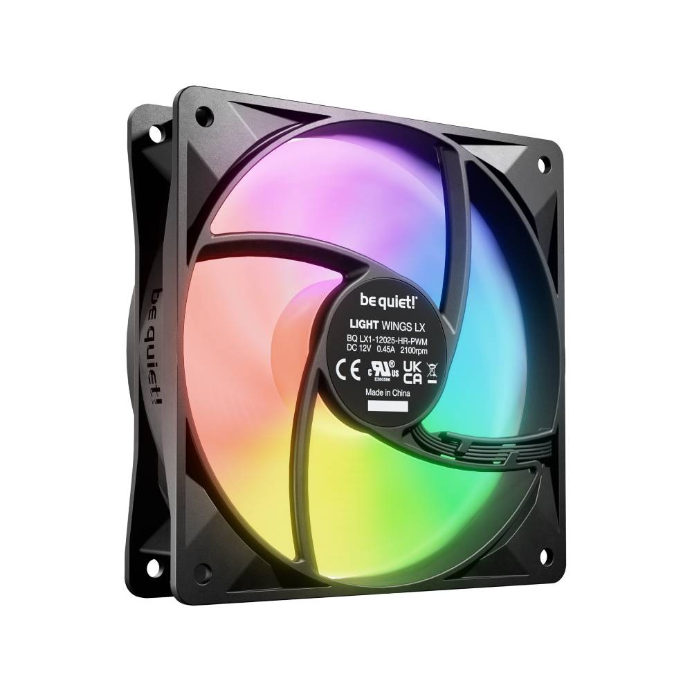 พัดลมคอม Be Quiet BL123 Light Wings LX 120mm PWM high-speed