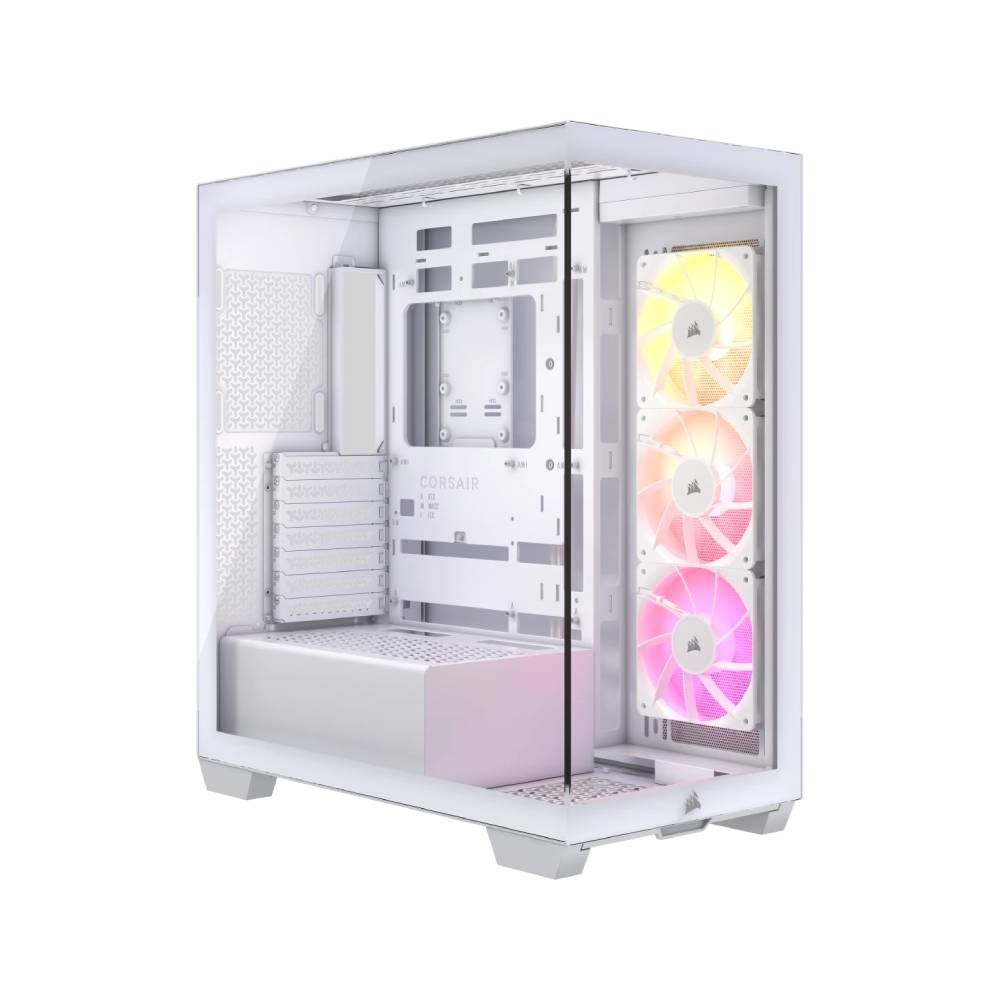เคสคอมพิวเตอร์ Corsair 3500X Mid-Tower PC ARGB White (CC-9011279-WW)