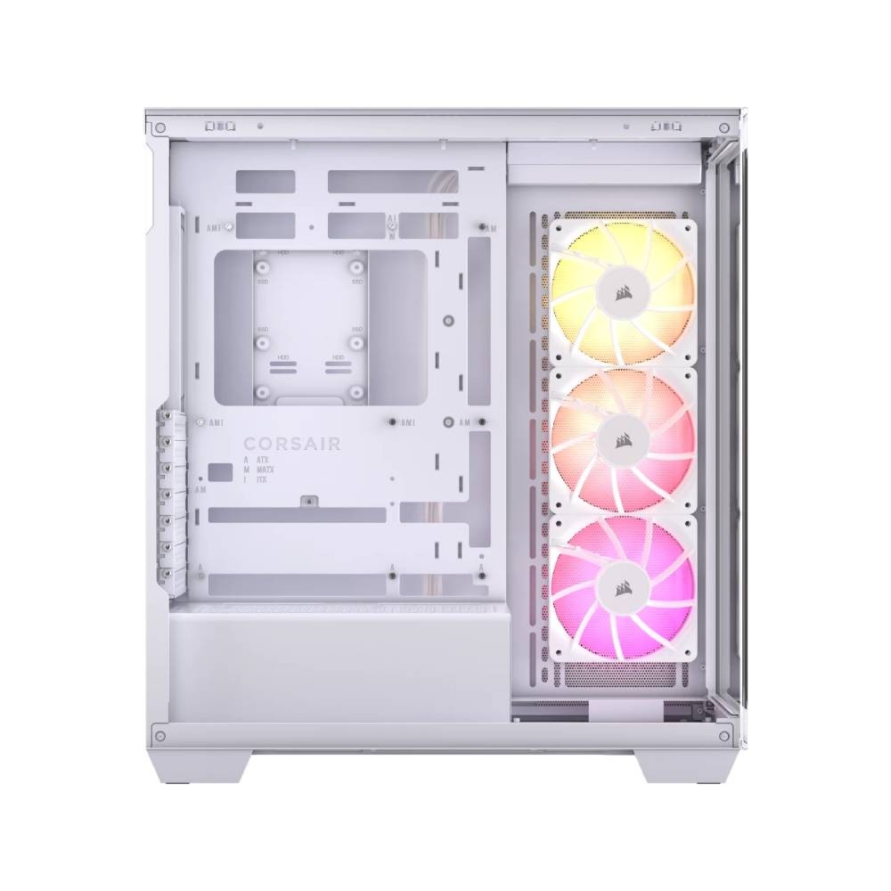 เคสคอมพิวเตอร์ Corsair 3500X Mid-Tower PC ARGB White (CC-9011279-WW)