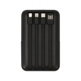 พาวเวอร์แบงค์ TECHPRO 10000 mAh 4-in-1 LED Indicator Magnetic Charger (GC1009) Black