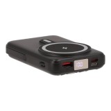 พาวเวอร์แบงค์ TECHPRO 10000 mAh 4-in-1 LED Indicator Magnetic Charger (GC1009) Black