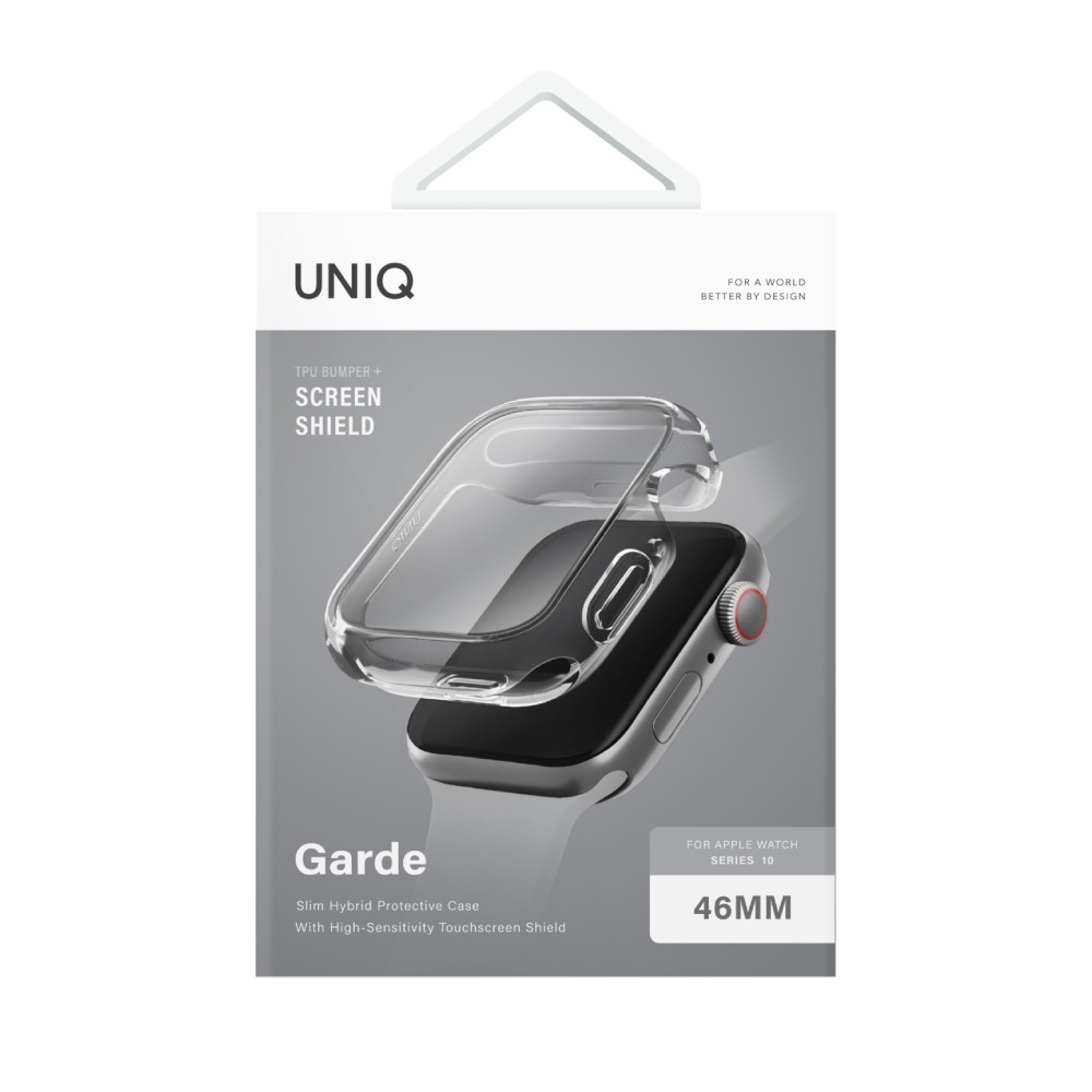 Uniq เคส Apple Watch Series 10,11 (46mm) Hybrid Screen Protection - Clear