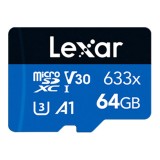 เมมโมรี่การ์ด Lexar MicroSDHC 64GB High Performance BL 633x Global
