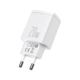 อะแดปเตอร์ Baseus Wall Charger 1 USB-A / 1 USB-C 20W White (TISI)