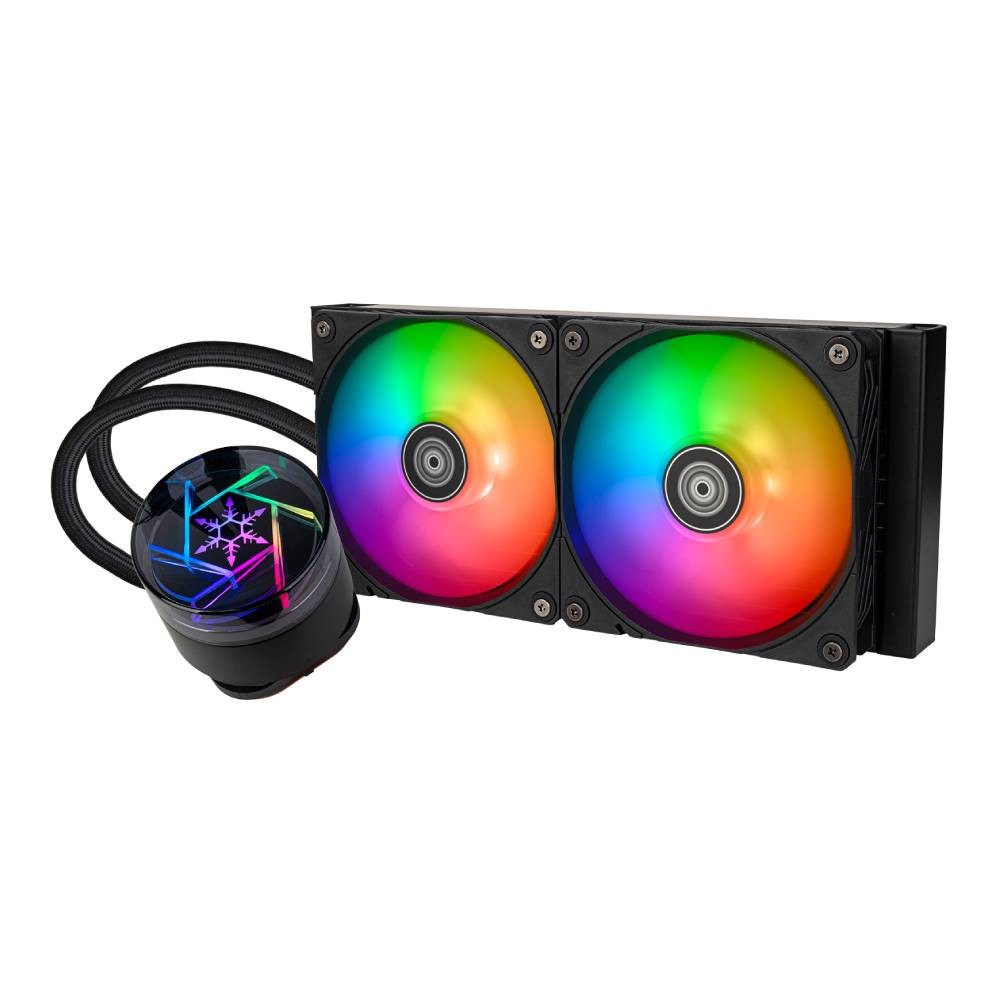 ชุดระบายความร้อนซีพียู SilverStone NovaPeak 240 ARGB Black (SST-NP240-ARGB)