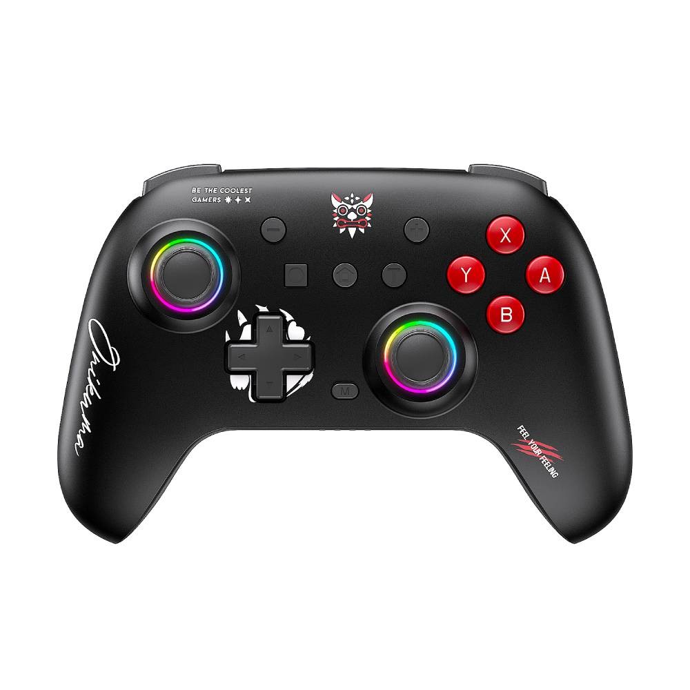 จอยคอนโทลเลอร์ Onikuma Gaming Controller Wireless Iruka Black