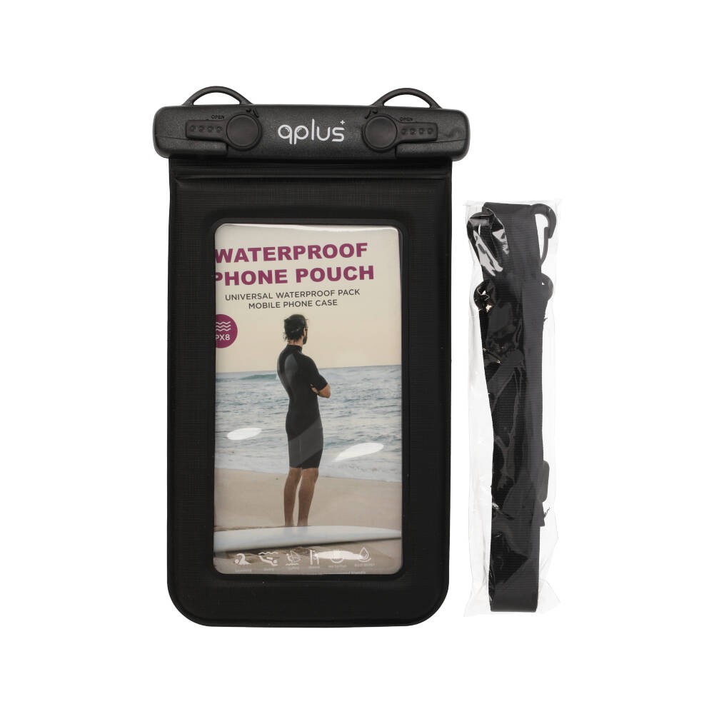 ซองกันน้ำ QPLUS Waterproof Phone Pouch Black
