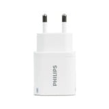 อะแดปเตอร์ Philips Wall Charger 1 USB-A / 1 USB-C 33W GaN White (TISI)
