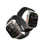 Mutural สาย Apple Watch Strap Series 6,7,8,9,10,11Ultra (42/44/45/46/49mm) XuanSe Grey Black