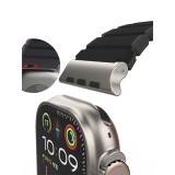 Mutural สาย Apple Watch Strap Series 6,7,8,9,10,11Ultra (42/44/45/46/49mm) XuanSe Grey Black