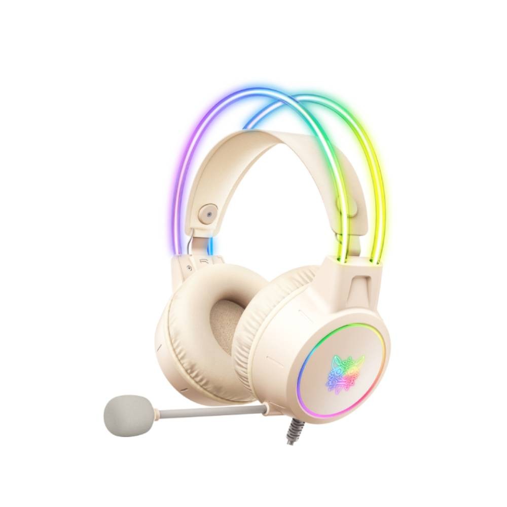 หูฟังเกมมิ่ง Onikuma X15 Pro RGB (Type-C/USB) Ivory