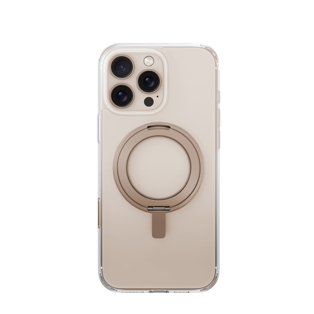 เคส Uniq iPhone 16Pro Max Magclick 360 Rotating Kickstand Taupe Gold