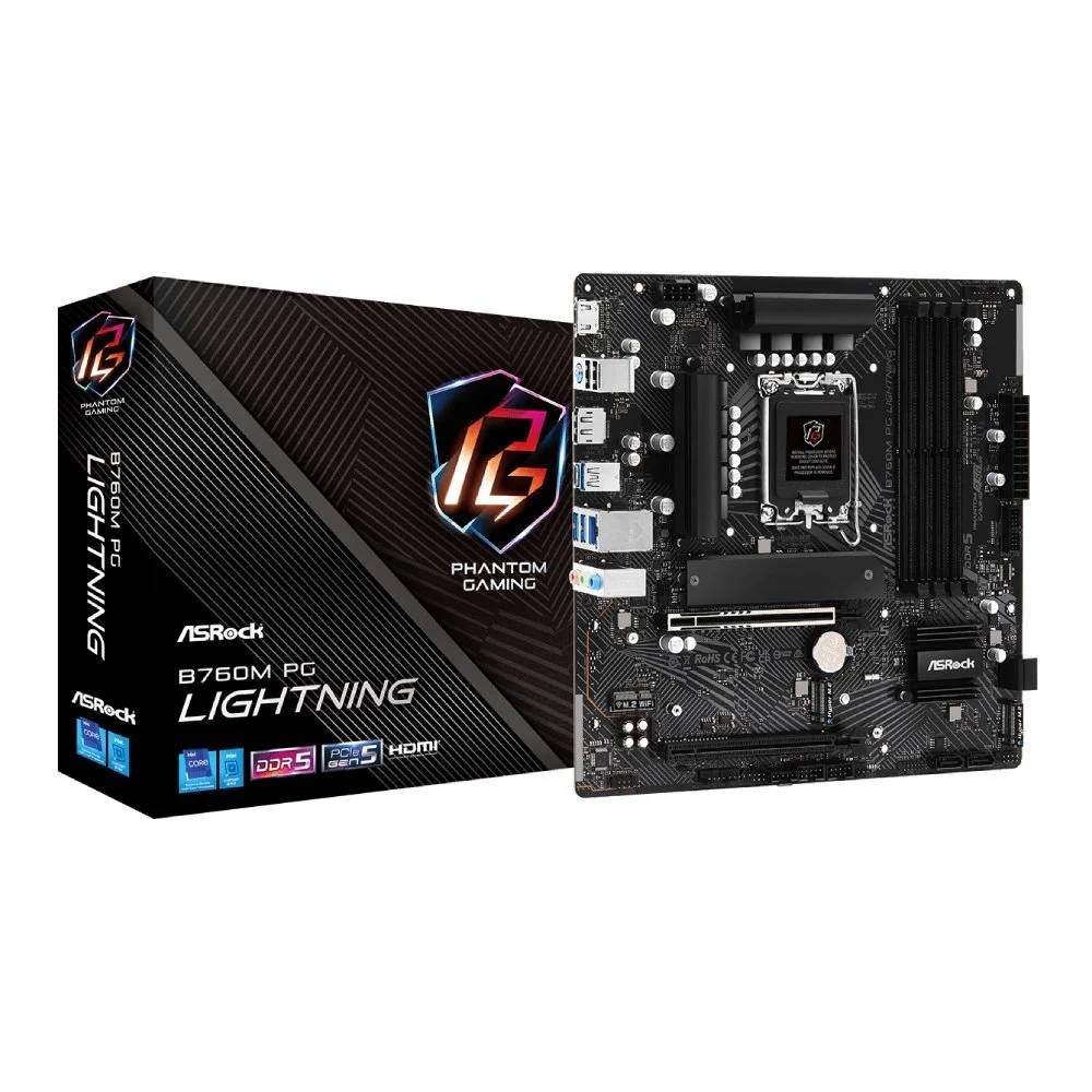 เมนบอร์ด ASRock B760M PG Lightning DDR5 LGA-1700