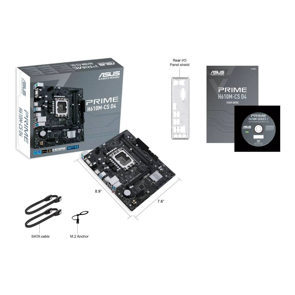 เมนบอร์ด ASUS Prime H610M-CS DDR4