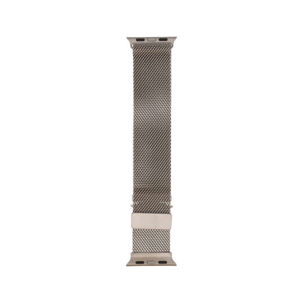 Blue Box สาย Apple Watch Strap Series 6,7,8,9,10,11,SE1,SE2 (39/40/41/42mm) mm New Metal Tile Silver