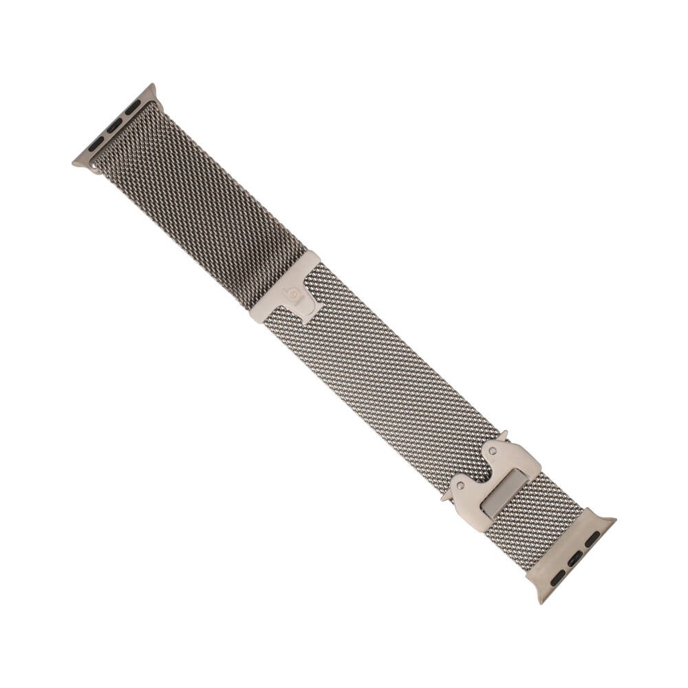 Blue Box สาย Apple Watch Strap Series 6,7,8,9,10,11,SE1,SE2 (39/40/41/42mm) mm New Metal Tile Silver