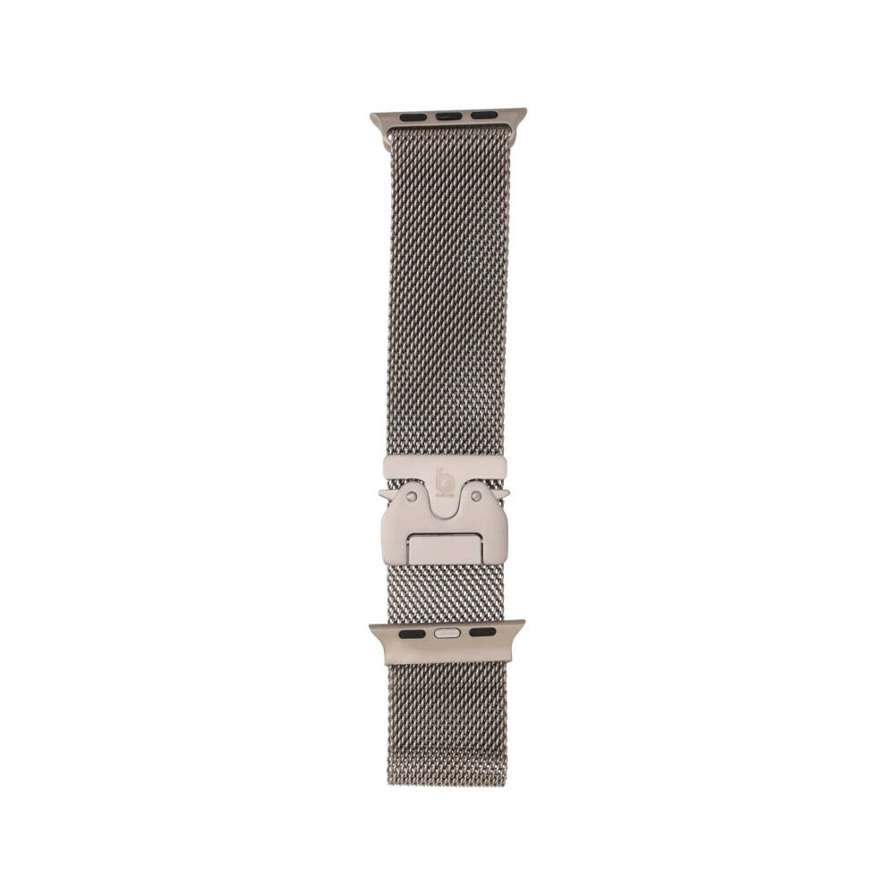 Blue Box สาย Apple Watch Strap Series 6,7,8,9,10,11,SE1,SE2 (39/40/41/42mm) mm New Metal Tile Silver