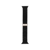 Blue Box สาย Apple Watch Strap Series 6,7,8,9,10,11,SE1,SE2 (39/40/41/42mm) mm Webbing Rubber Black