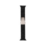 Blue Box สาย Apple Watch Strap Series 6,7,8,9,10,11,SE1,SE2 (39/40/41/42mm) mm Webbing Rubber Black