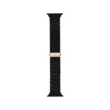 Blue Box สาย Apple Watch Strap Series 6,7,8,9,10,11,SE1,SE2,Ultra (44/45/46/49mm) Webbing Rubber Black