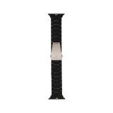 Blue Box สาย Apple Watch Strap Series 6,7,8,9,10,11,SE1,SE2,Ultra (44/45/46/49mm) Webbing Rubber Black