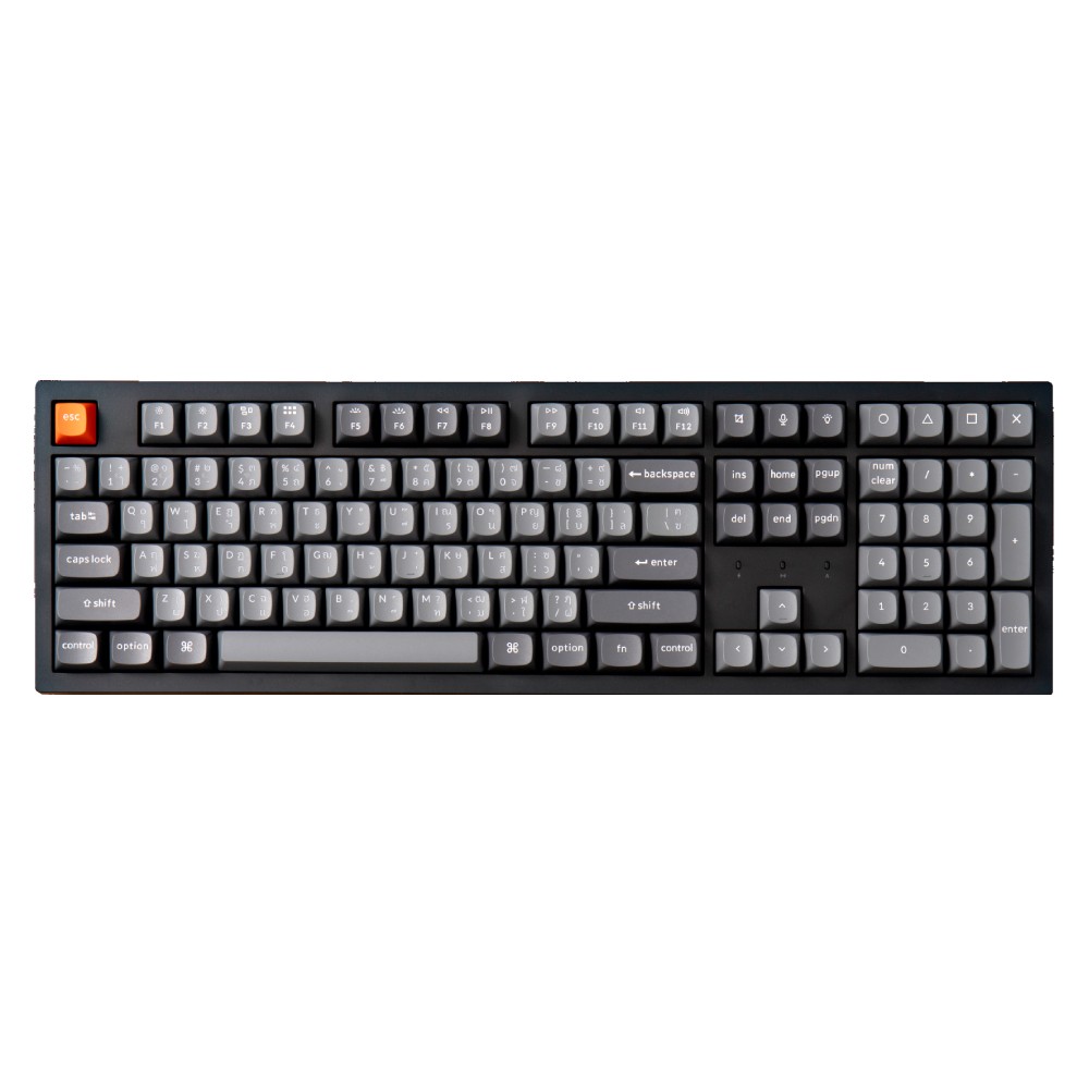 Keychron K10 Max คีย์บอร์ดเชิงกลไร้สาย ขนาดเต็ม 108 ปุ่ม สวิตช์ Keychron K Pro Silent Switch