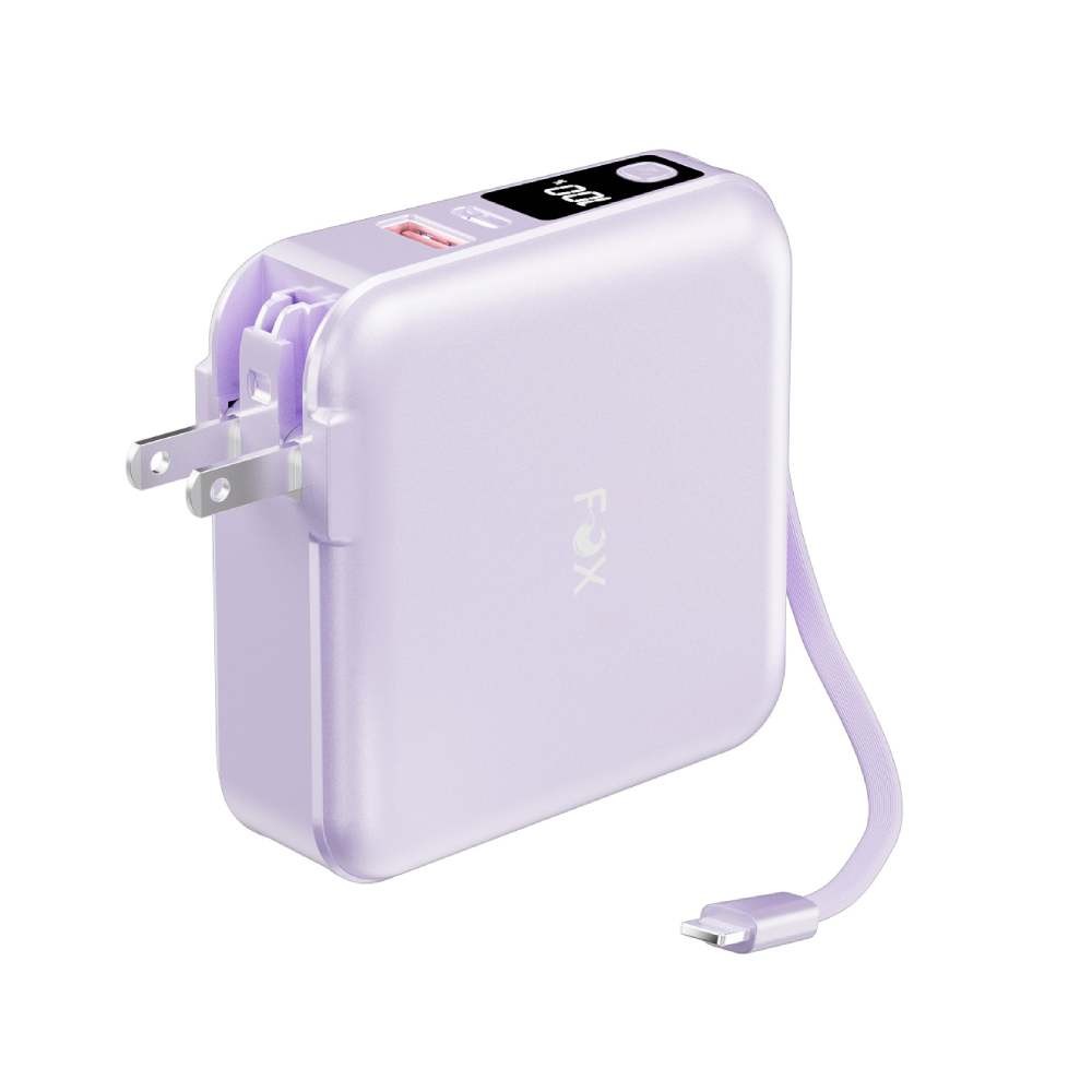 พาวเวอร์แบงค์ FOX 15000 mAh FOX- B19 Purple