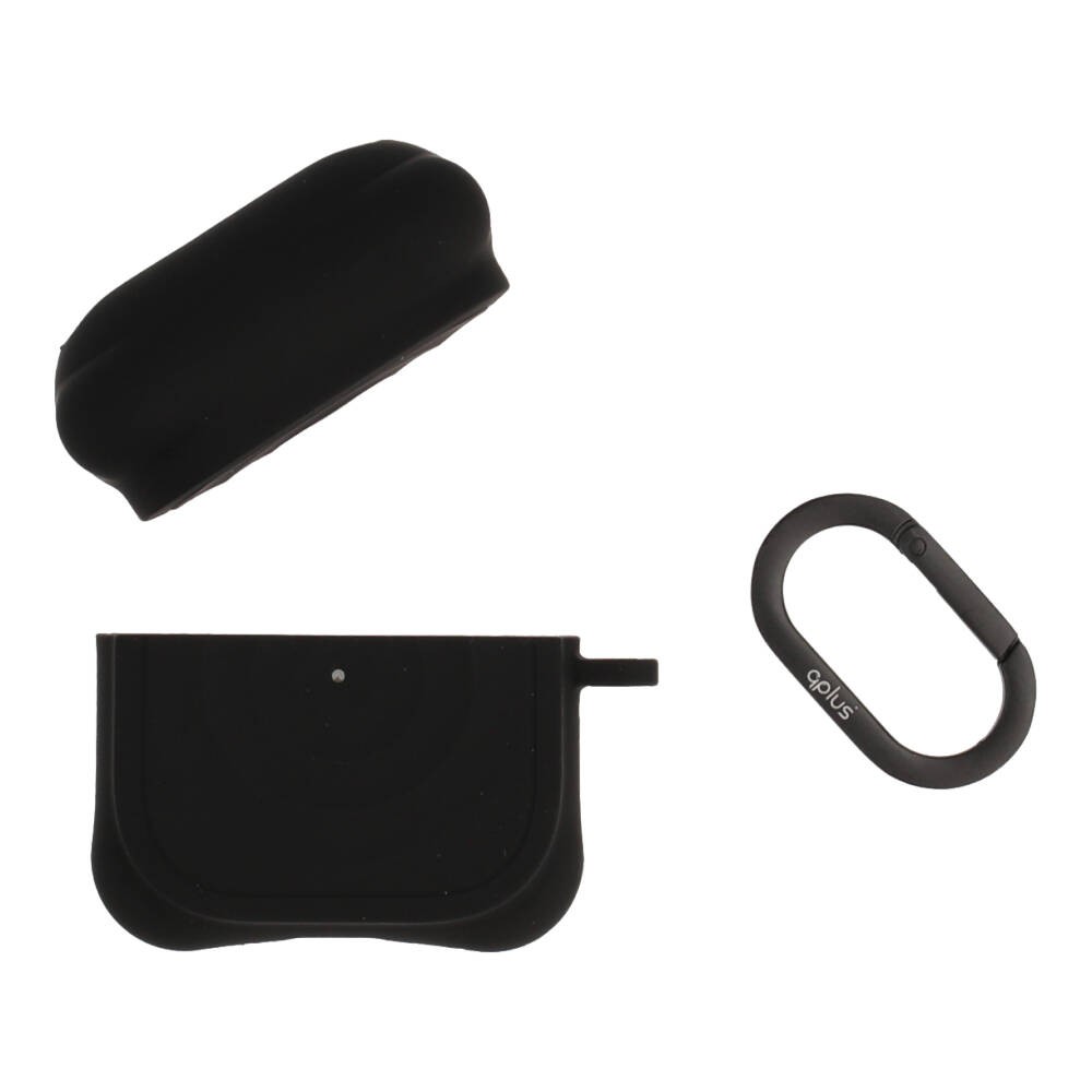 เคส QPLUS AirPods Gen 4 Liquid Silicone Black