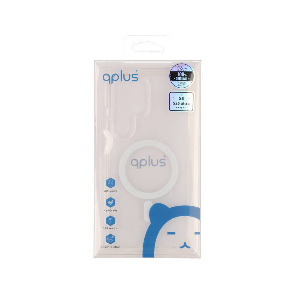 เคส QPLUS Samsung Galaxy S25 Ultra Magnetic Transparent