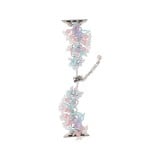 Blue Box สาย Apple Watch Strap Series 6,7,8,9,10,11,SE1,SE2 (39/40/41/42mm) Flowery Beads Pink/Blue