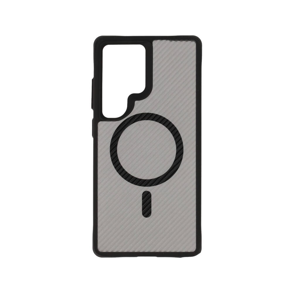 เคส QPLUS Samsung S25 Ultra Magnetic Carbon Clear