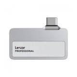 ฮาร์ดดิสก์ Lexar SSD Ext Professional Go Portable SL400 1TB Silver
