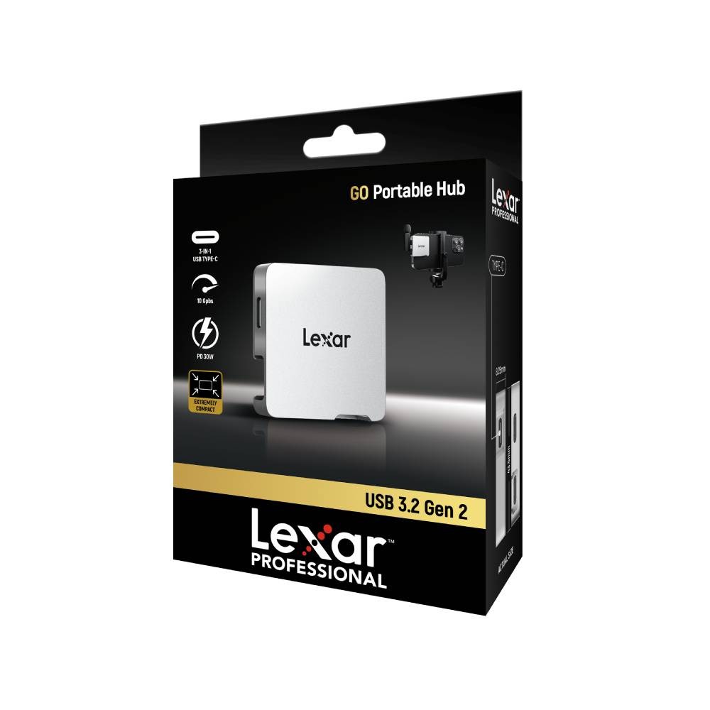 Lexar Professional Go Portable Hub SL400 Silver GL