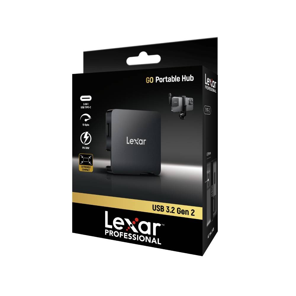 Lexar Professional Go Portable Hub SL400 Black GL