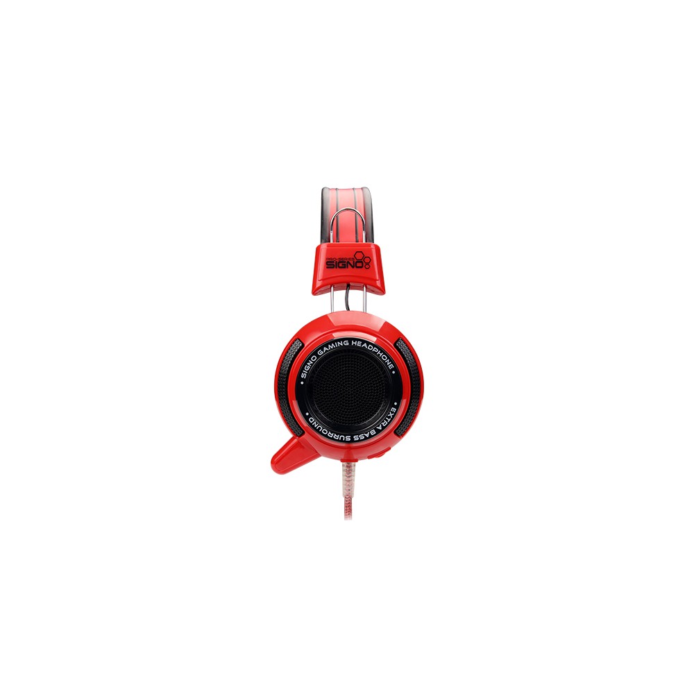 หูฟังเกมมิ่ง Signo Gaming Headset HP-803R Red