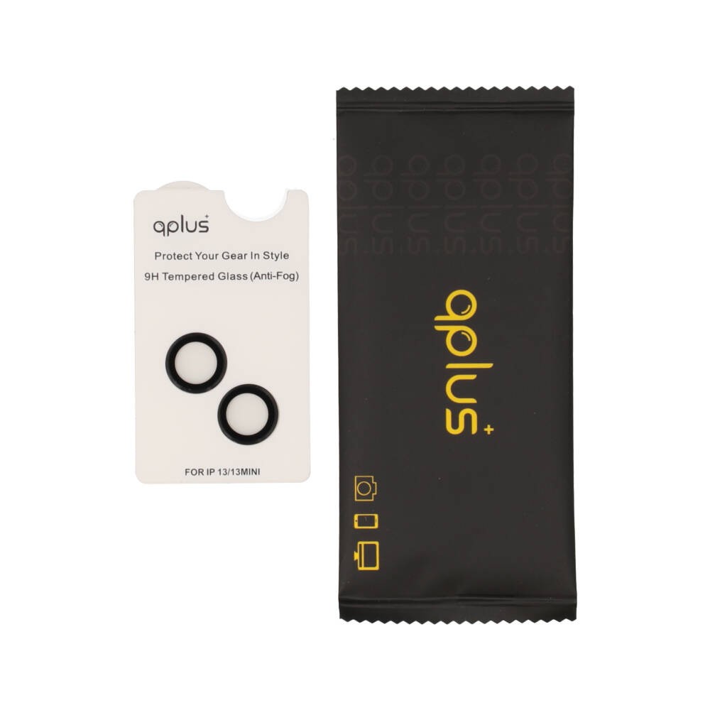 ฟิล์มกันเลนส์ QPLUS Camera Ring Lens iPhone 13/13 Mini Black