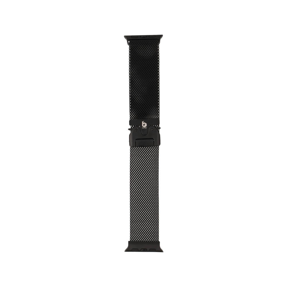 Blue Box สาย Apple Watch Strap Series 6,7,8,9,10,11,SE1,SE2 (39/40/41/42mm) mm New Metal Tile Black
