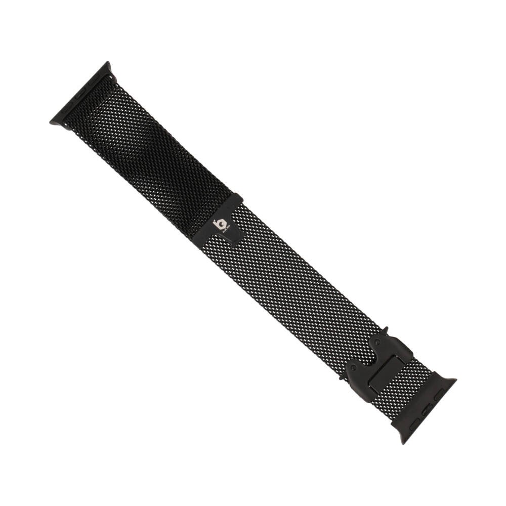 Blue Box สาย Apple Watch Strap Series 6,7,8,9,10,11,SE1,SE2 (39/40/41/42mm) mm New Metal Tile Black