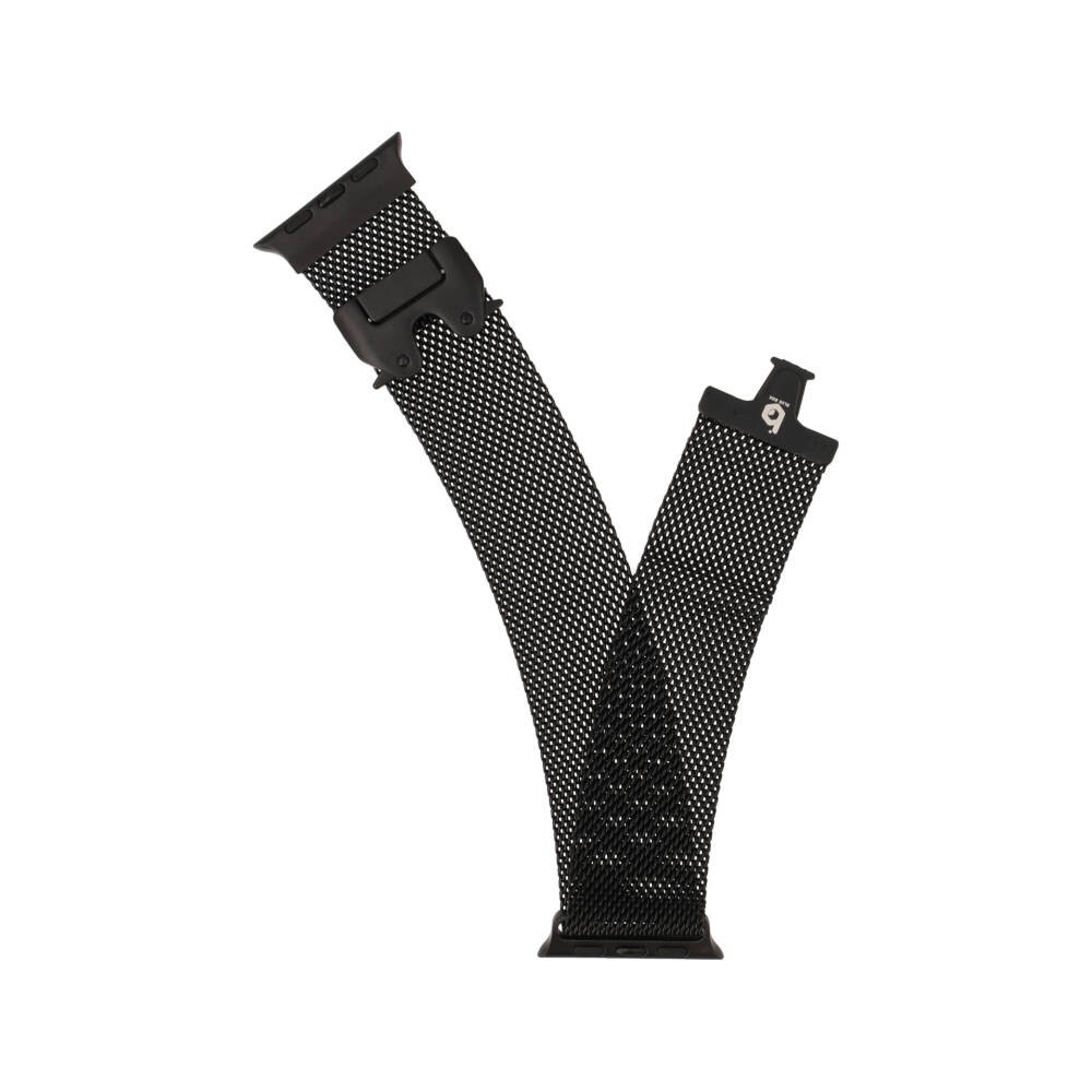 Blue Box สาย Apple Watch Strap Series 6,7,8,9,10,11,SE1,SE2 (39/40/41/42mm) mm New Metal Tile Black