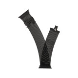 Blue Box สาย Apple Watch Strap Series 6,7,8,9,10,11,SE1,SE2 (39/40/41/42mm) mm New Metal Tile Black