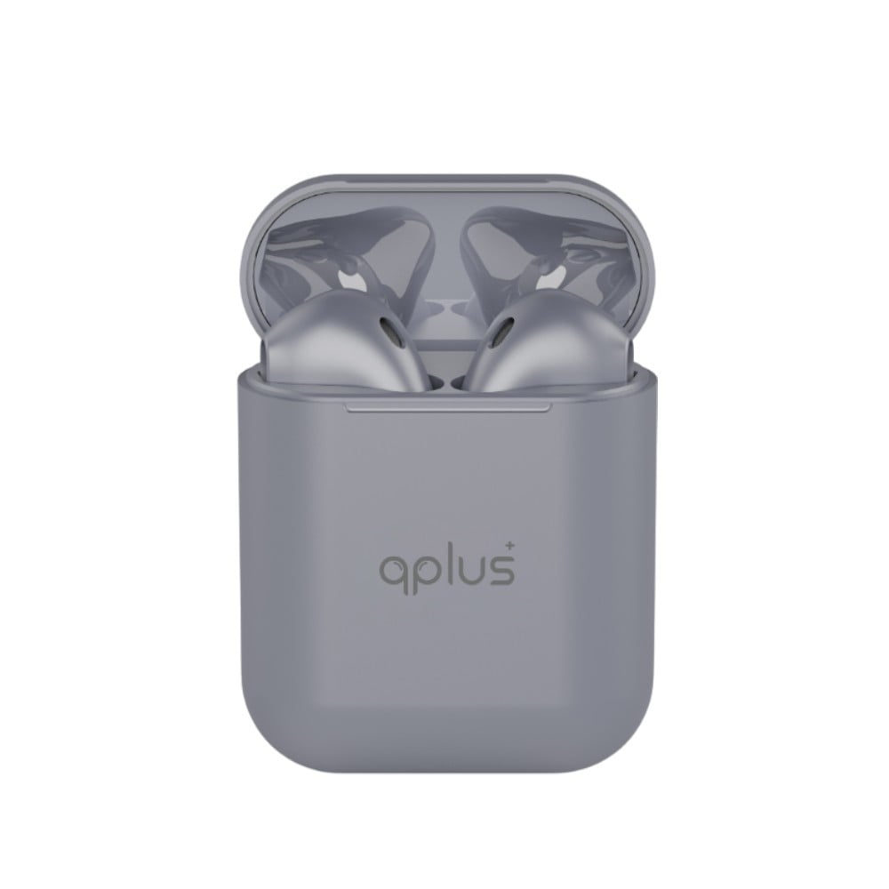 หูฟังไร้สาย QPLUS TWS BT12 (Bluetooth 5.3) Gray