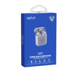 หูฟังไร้สาย QPLUS TWS BT12 (Bluetooth 5.3) Gray