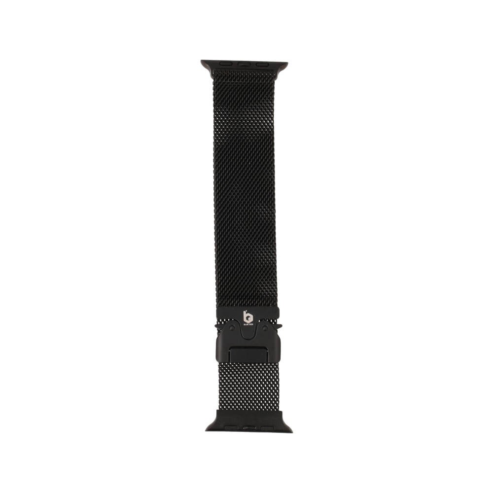 Blue Box สาย Apple Watch Strap Series 6,7,8,9,10,11,SE1,SE2,Ultra (44/45/46/49mm) New Metal Tile Black