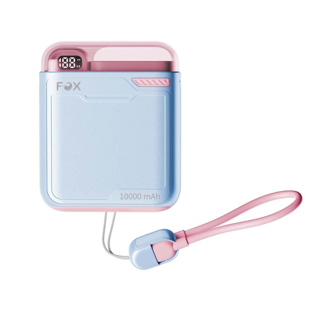 พาวเวอร์แบงค์ FOX Mini 10000 mAh Magnetic GC1003 Blue