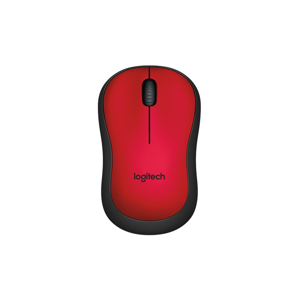 Logitech Wireless Mouse Silent M221 Red