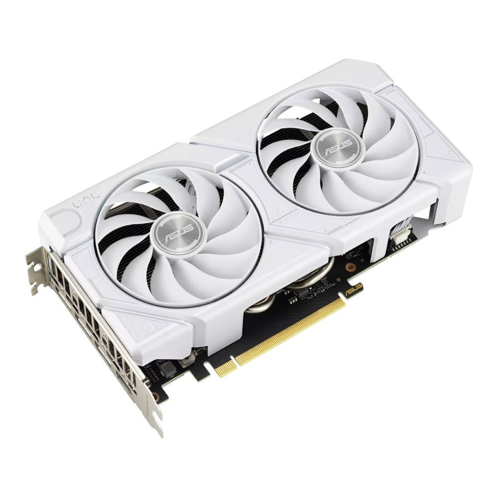 การ์ดจอ ASUS Dual GeForce RTX 4060 EVO White OC Edition 8GB GDDR6 128-bit (DUAL-RTX4060-O8G-EVO-WHITE)